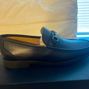 Peter Millar, black bit loafers size 11
